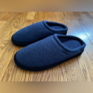 LL BEAN Men's Sweater Fleece Scuffs Slippers Size 9